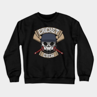 Cricket crew Jolly Roger pirate flag Crewneck Sweatshirt